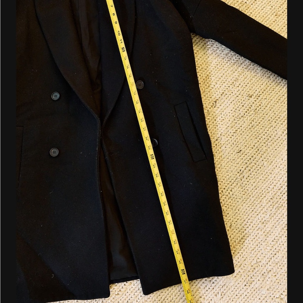 Allsaints black wool coat - Picture 4 of 7
